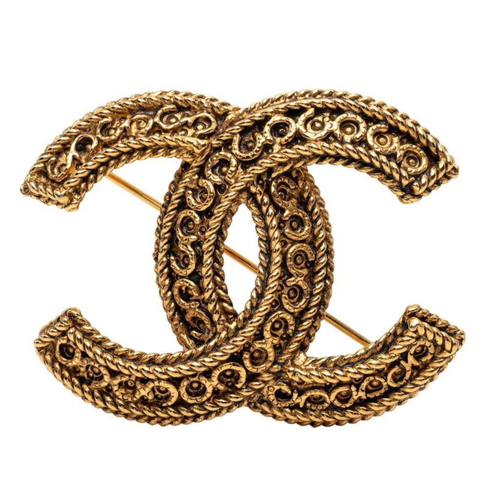 Chanel Cc Logo Brooch Metal #336504C74B